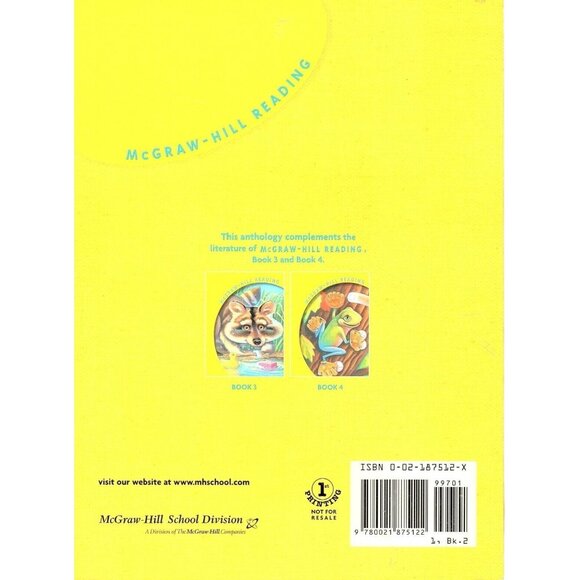 McGraw-Hill Reading Literature Anthology 2 Student Edition Grade 1 Paperback - Picture 2 of 2